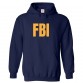 FBI Classic Novelty Unisex Kids and Adults Pullover Hoodie